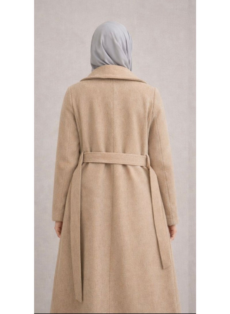 Master Jeans WOMEN LONG WOOL COAT - Image 2